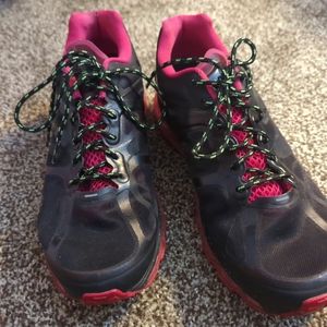 Nike Air Max+ Women's Athletic Shoes Sz 9.5 Black Green Berry 574268-036